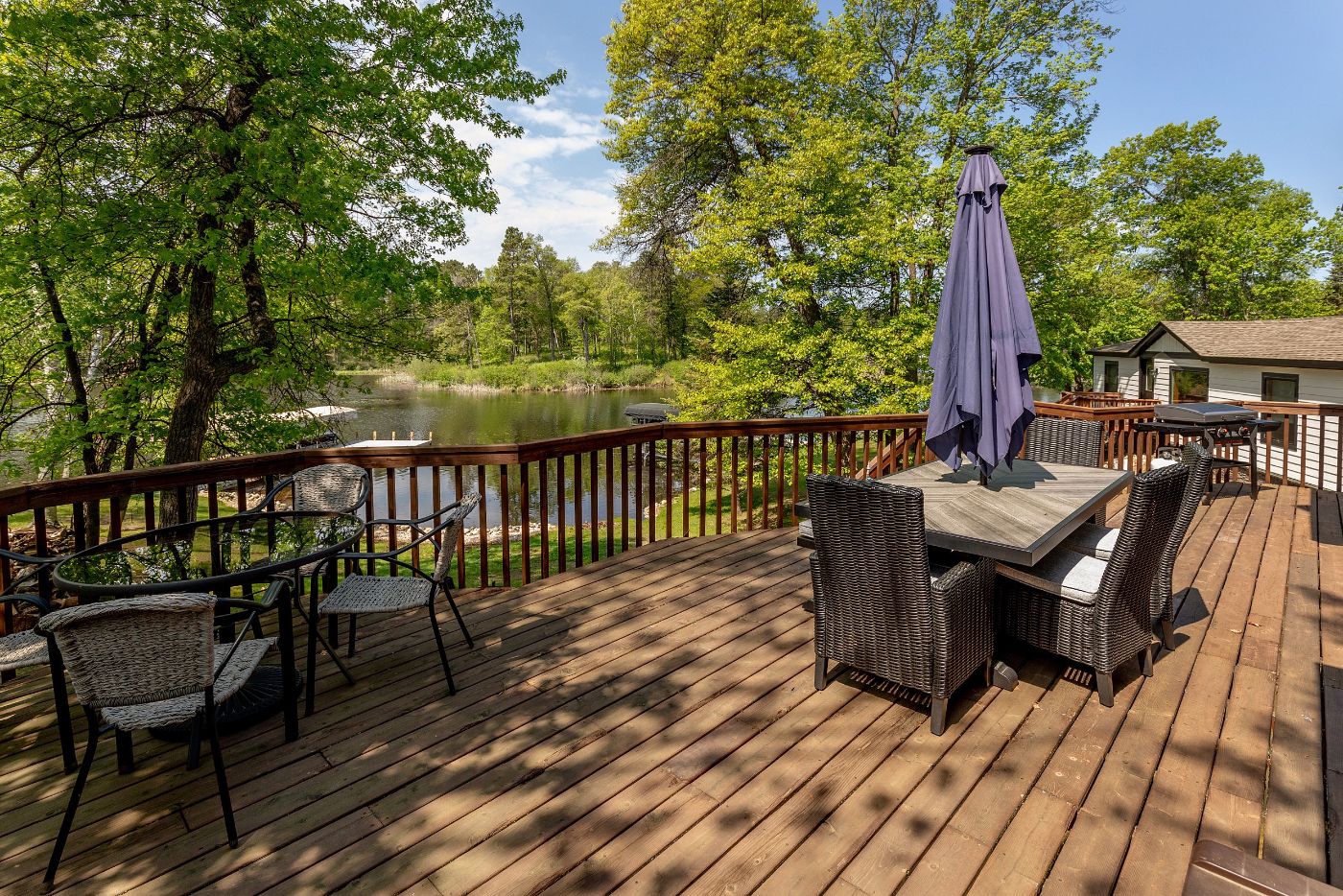 Lake view from the deck