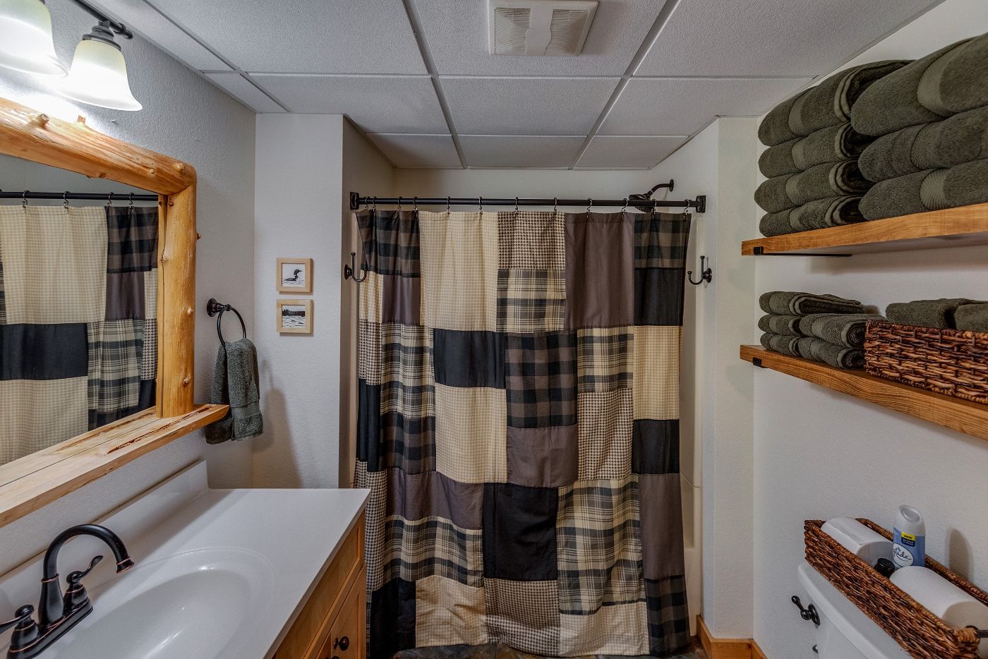 Basement bathroom