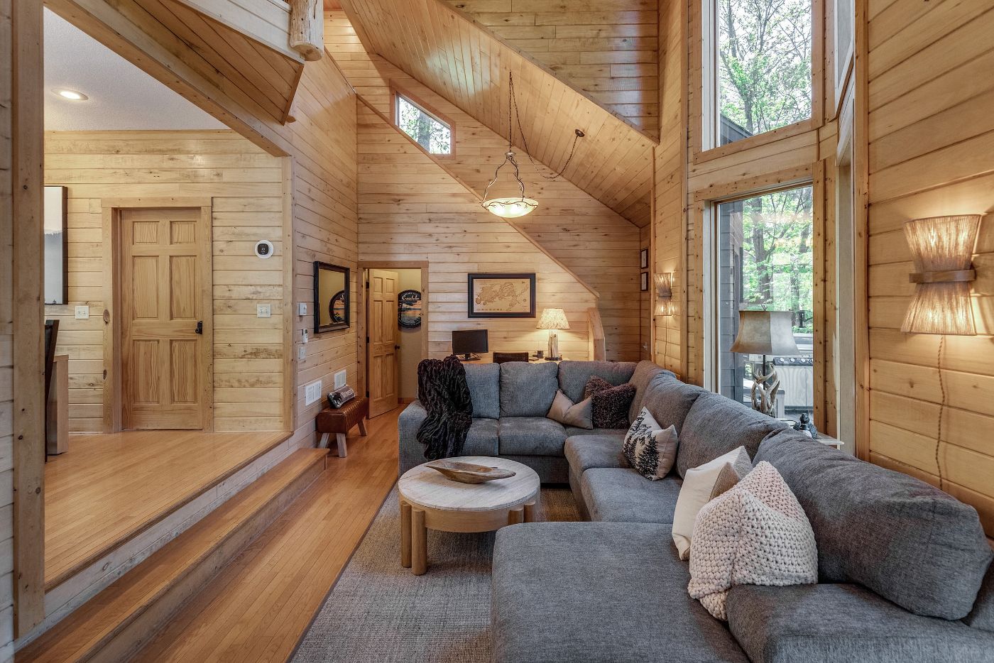 Upstairs loft living area